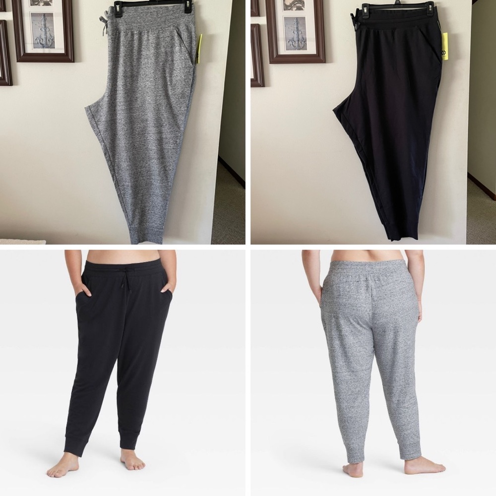 NEW PLUS SIZE JOGGERS (2 PAIRS)